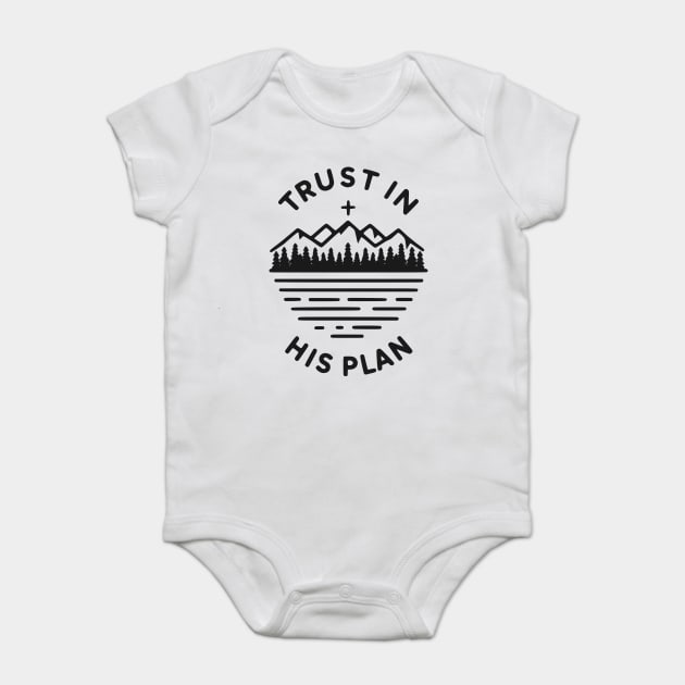 Trust in His Plan Baby Bodysuit by Frank Ring